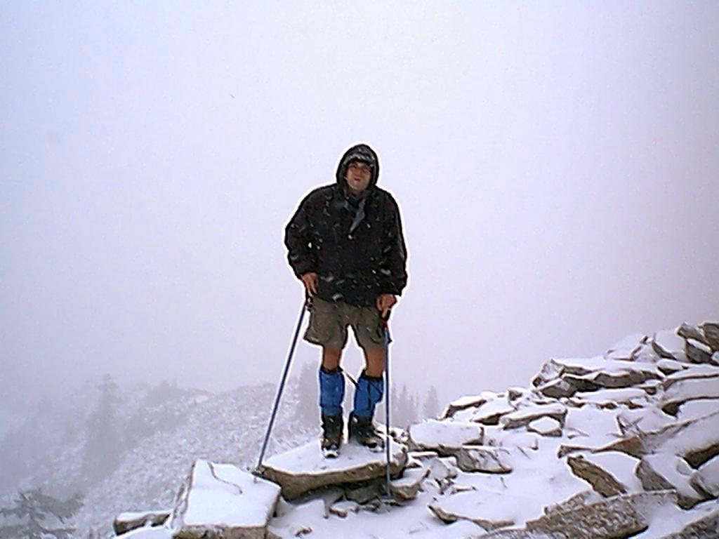 I wasn't expecting snow!